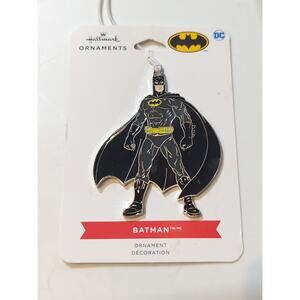 NEW Hallmark BATMAN DC Comics 3in Flat Metal Enamel Coated Tree Ornament